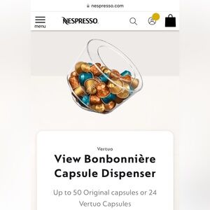 Nespresso - View Collection - Capsule Pod Holder - View Bonbonniere